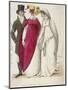 Two Women Wearing Walking Dresses Accompanied by a Man, C1810-W Read-Mounted Giclee Print