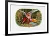 Two Women With A Globe Between Them-Art Of The Cigar-Framed Giclee Print