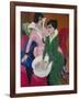 Two Women with a Washbasin (The Sisters), 1913-Ernst Ludwig Kirchner-Framed Giclee Print