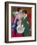 Two Women with a Washbasin (The Sisters), 1913-Ernst Ludwig Kirchner-Framed Giclee Print