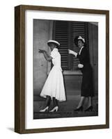 Two Women with Ferdinandi's Clothes-null-Framed Photographic Print