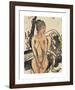 Two Women-Ernst Ludwig Kirchner-Framed Premium Giclee Print