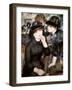 Two Women-Pierre-Auguste Renoir-Framed Giclee Print