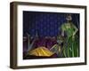 Two Women-Jaleel Campbell-Framed Art Print