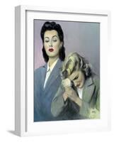 Two Women-Andrew Loomis-Framed Art Print
