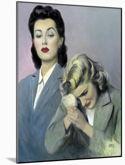 Two Women-Andrew Loomis-Mounted Art Print