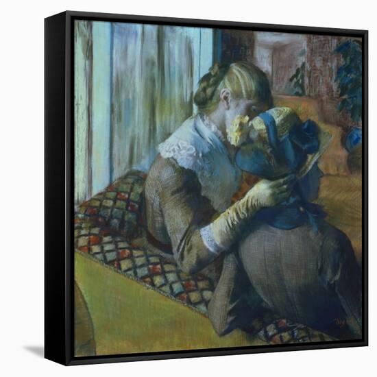 Two Women-Edgar Degas-Framed Stretched Canvas