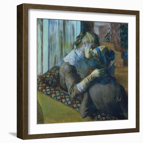 Two Women-Edgar Degas-Framed Giclee Print