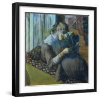 Two Women-Edgar Degas-Framed Giclee Print