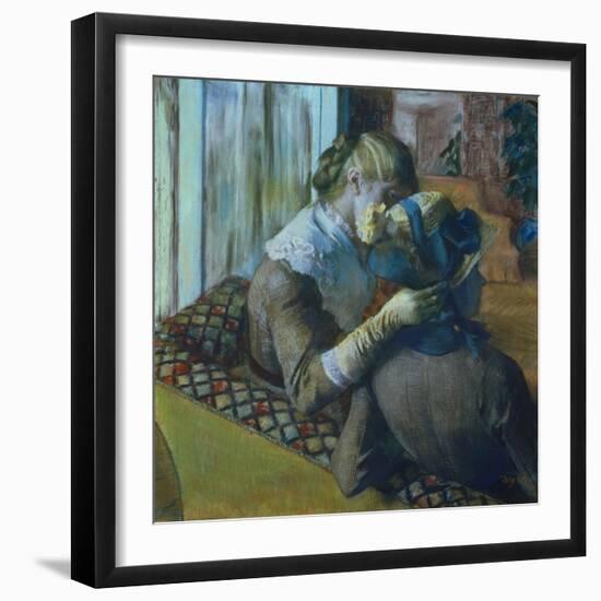 Two Women-Edgar Degas-Framed Giclee Print