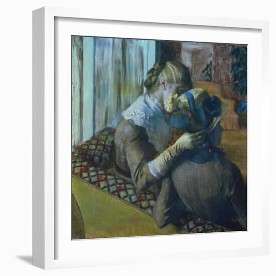 Two Women-Edgar Degas-Framed Giclee Print