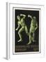 Two Wrestlers. Germany 1916 Berlin Olympic Games Poster Stamp, Unused-null-Framed Giclee Print