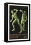 Two Wrestlers. Germany 1916 Berlin Olympic Games Poster Stamp, Unused-null-Framed Stretched Canvas