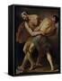 Two Wrestlers or Hercules and Antaeus, 1637-Cesare Fracanzano-Framed Stretched Canvas