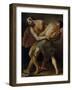 Two Wrestlers or Hercules and Antaeus, 1637-Cesare Fracanzano-Framed Giclee Print