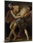 Two Wrestlers or Hercules and Antaeus, 1637-Cesare Fracanzano-Mounted Giclee Print