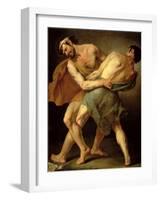 Two Wrestlers-Cesare Francazano-Framed Giclee Print