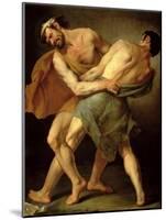 Two Wrestlers-Cesare Francazano-Mounted Giclee Print