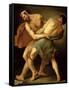 Two Wrestlers-Cesare Francazano-Framed Stretched Canvas