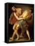 Two Wrestlers-Cesare Francazano-Framed Stretched Canvas