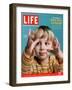 Two-year-old Bradley Pickren using baby sign language to communicate, February 25, 2005-Gabrielle Revere-Framed Photographic Print