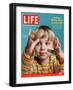 Two-year-old Bradley Pickren using baby sign language to communicate, February 25, 2005-Gabrielle Revere-Framed Photographic Print