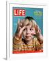 Two-year-old Bradley Pickren using baby sign language to communicate, February 25, 2005-Gabrielle Revere-Framed Photographic Print