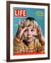 Two-year-old Bradley Pickren using baby sign language to communicate, February 25, 2005-Gabrielle Revere-Framed Photographic Print