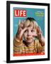 Two-year-old Bradley Pickren using baby sign language to communicate, February 25, 2005-Gabrielle Revere-Framed Photographic Print