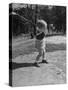 Two Year Old Golfer Bobby Mallick Taking a Swing-Al Fenn-Stretched Canvas