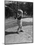Two Year Old Golfer Bobby Mallick Taking a Swing-Al Fenn-Mounted Photographic Print