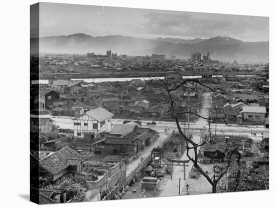 Two Years after Being Destroyed by the U.S. Atomic Bomb-Carl Mydans-Stretched Canvas