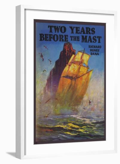 Two Years Before the Mast-null-Framed Art Print