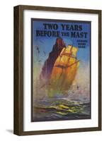 Two Years Before the Mast-null-Framed Art Print