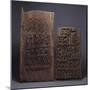 Two Yoruba Doors, One for a Shango Shrine, Both Carved in Relief with Varoius Figures-null-Mounted Giclee Print