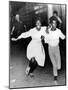 Two Young African Americans Girls, Screaming During Riots in Bedford-Stuyvesant Section of Brooklyn-null-Mounted Photo