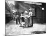 Two Young Black Women Selling Cakes at Alston Railroad Station, Next to a Train That Has Stopped-Wallace G^ Levison-Mounted Photographic Print