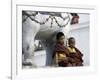 Two Young Boys, Nepal-Michael Brown-Framed Photographic Print