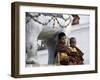 Two Young Boys, Nepal-Michael Brown-Framed Photographic Print