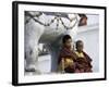 Two Young Boys, Nepal-Michael Brown-Framed Photographic Print