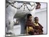 Two Young Boys, Nepal-Michael Brown-Mounted Photographic Print