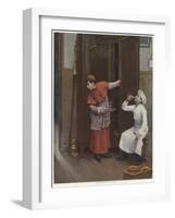 Two Young Boys Wearing Costumes-Paul Charles Chocarne-moreau-Framed Giclee Print