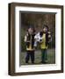 Two Young Brothers Posing with their Soccer Trophies-Paul Sutton-Framed Premium Photographic Print