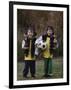 Two Young Brothers Posing with their Soccer Trophies-Paul Sutton-Framed Photographic Print