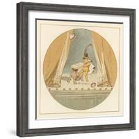Two Young Children Fighting on Stage-Robert Dudley-Framed Giclee Print