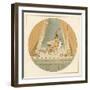 Two Young Children Fighting on Stage-Robert Dudley-Framed Giclee Print