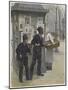 Two Young Chimney Sweeps Stealing Cakes from a Baker's Basket-Paul Charles Chocarne-moreau-Mounted Giclee Print