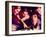 Two Young Couples Playing Pool-null-Framed Premium Photographic Print