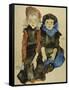 Two Young Girls, 1911-Egon Schiele-Framed Stretched Canvas