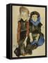 Two Young Girls, 1911-Egon Schiele-Framed Stretched Canvas